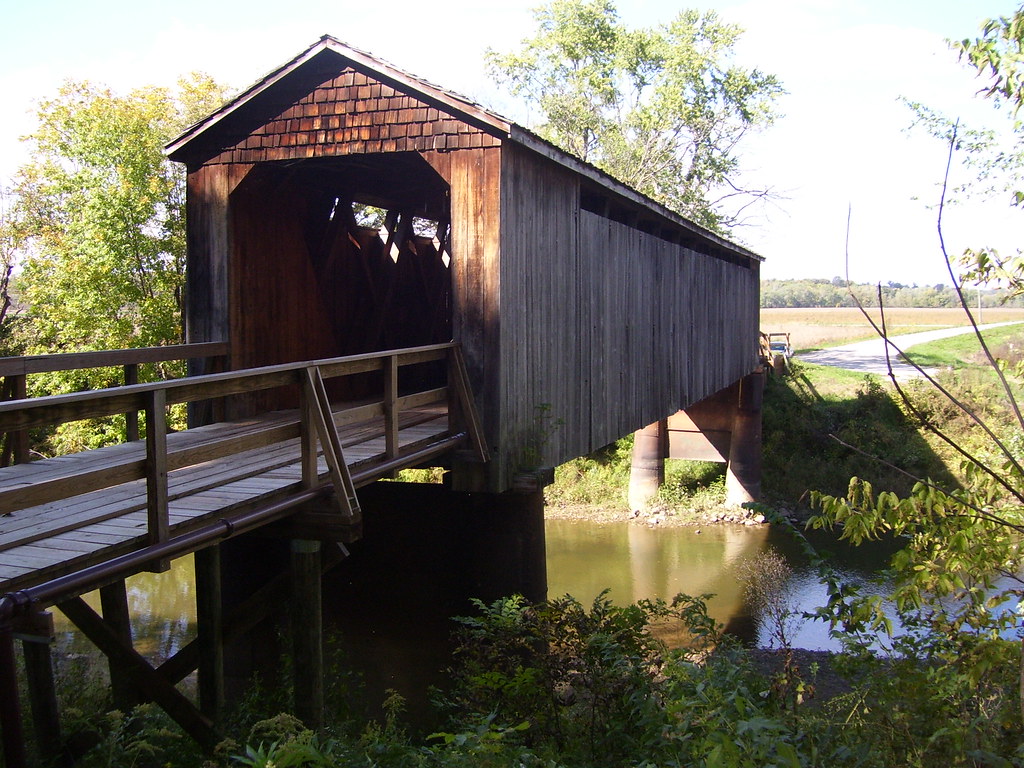 Cowden IL Thompson Mill Covered Bridge Karas Hall Flickr