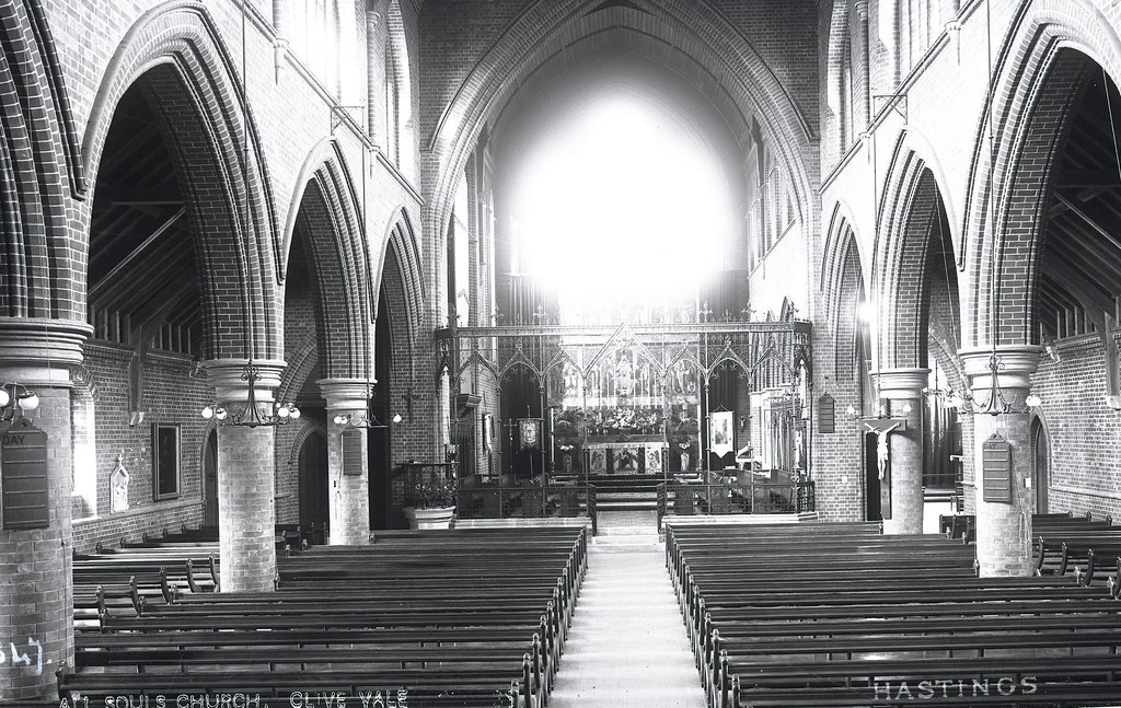 H00106 All Souls Church, Clive Vale, Hastings c.1905 (inte… Flickr