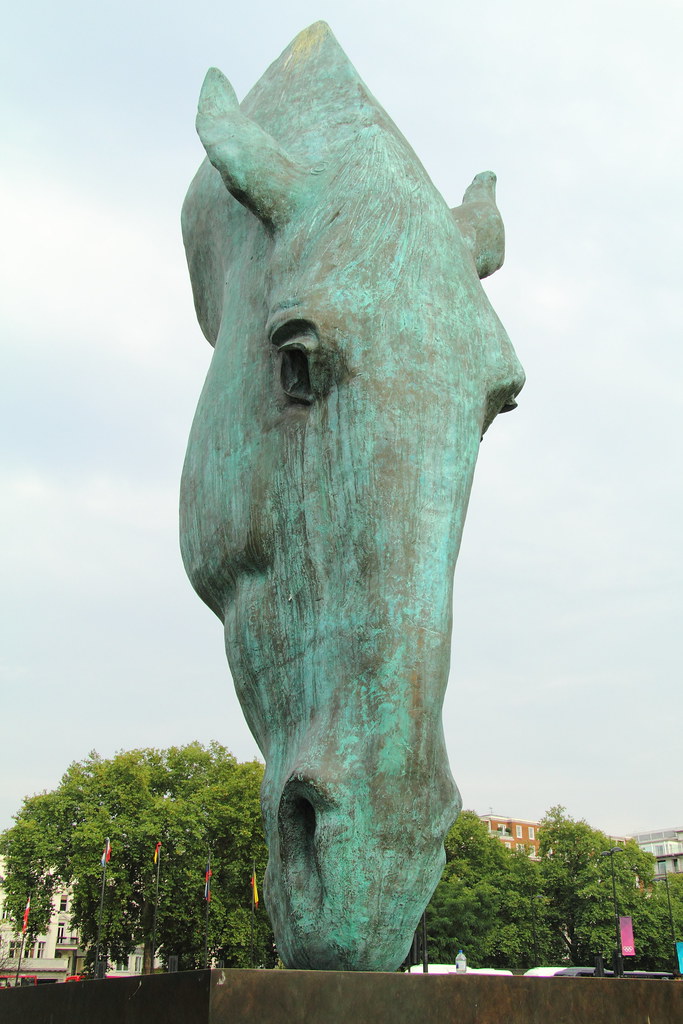 Hyde Park 14 Marble Arch Horse Head Satuday afternoon in H… Flickr