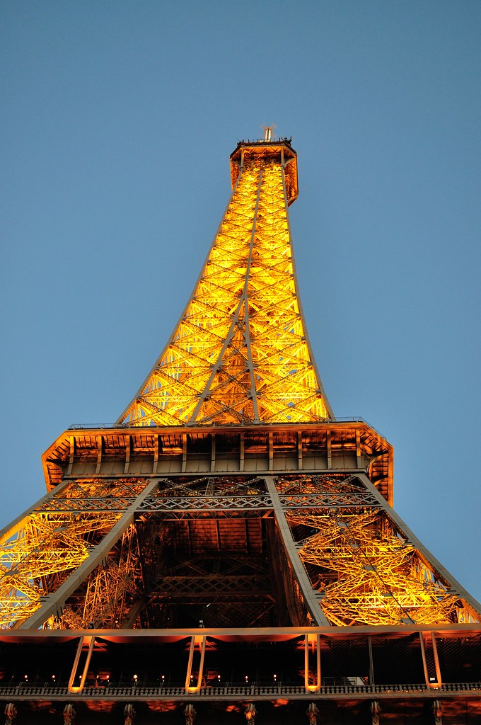 Eiffel Tower Illumination of the Eiffel Tower is Copyright… Flickr