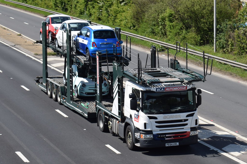 PE64UVL BCA Automotive Scania Car Transporter A27 Hilsea, … Flickr
