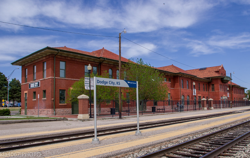 Dodge City, KS Amtrak station First construction started b… Flickr