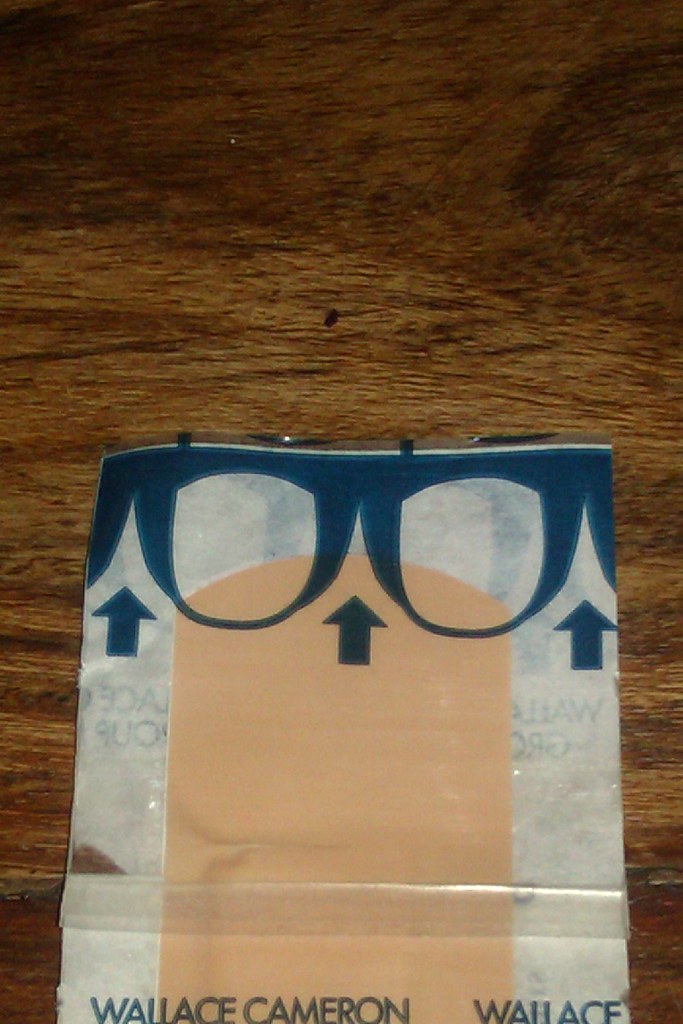 Glasses Repair / BandAid Graphic I was amused by this cle… Flickr