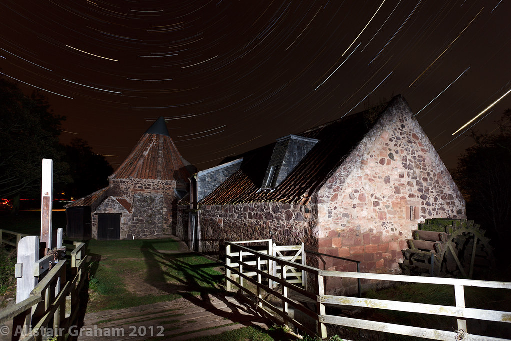 Preston Mill Star Trails, East Lothian, Scotland Flickr
