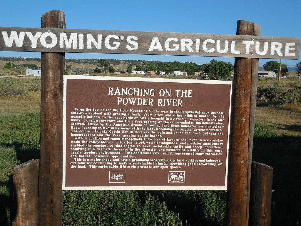 Ranching on the Powder River Historic Marker Located at th… Flickr
