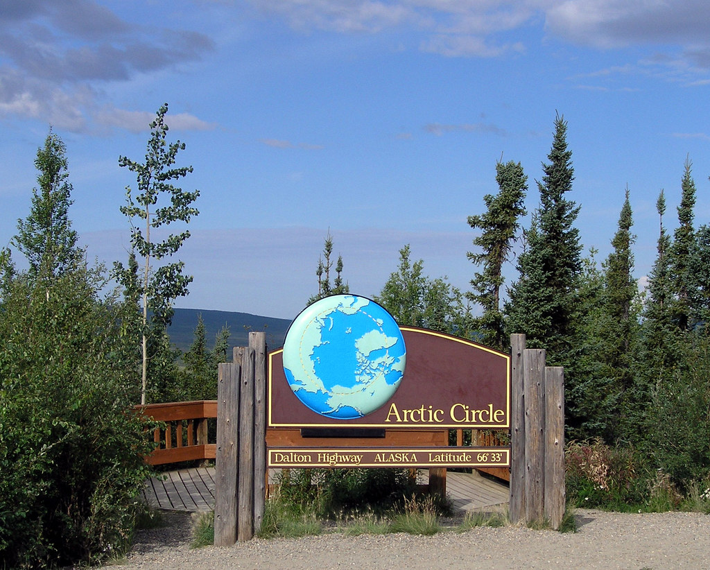 BLMAKNC397 Arctic Circle sign, Dalton Highway Bureau of Land Management Alaska Flickr