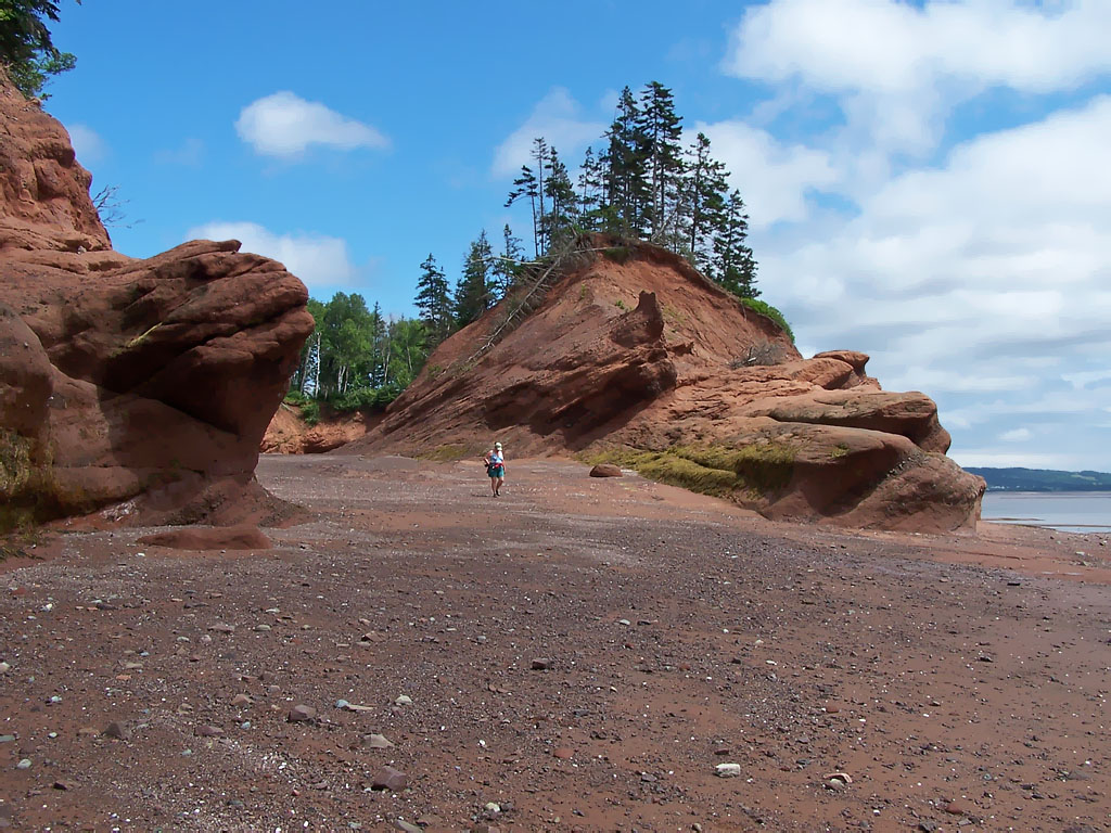 Lower Economy, Nova Scotia Interesting eroded sandstone ab… Flickr