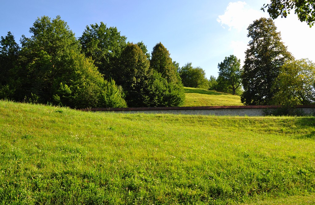 Green meadows Lush meadows on the hilly terrain behind the… Flickr
