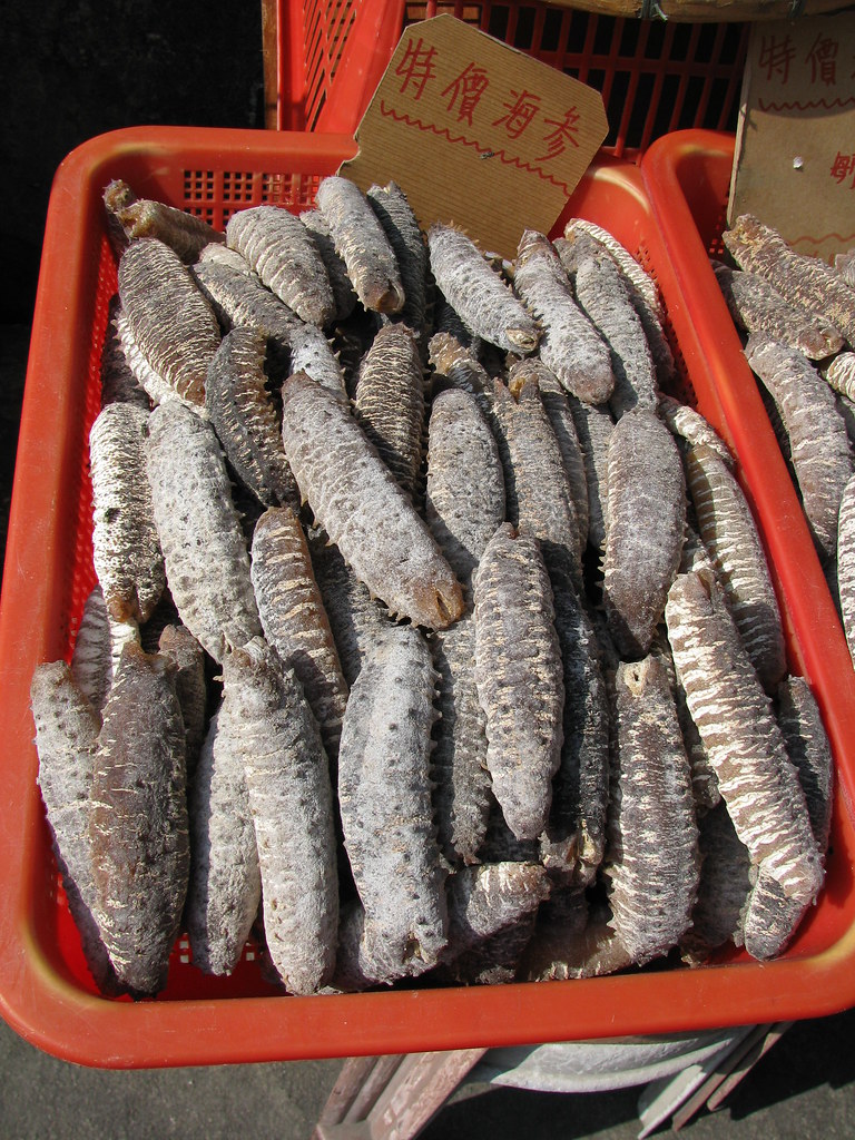 Sea cucumber (eeew!) Back to the street stalls positively… Flickr