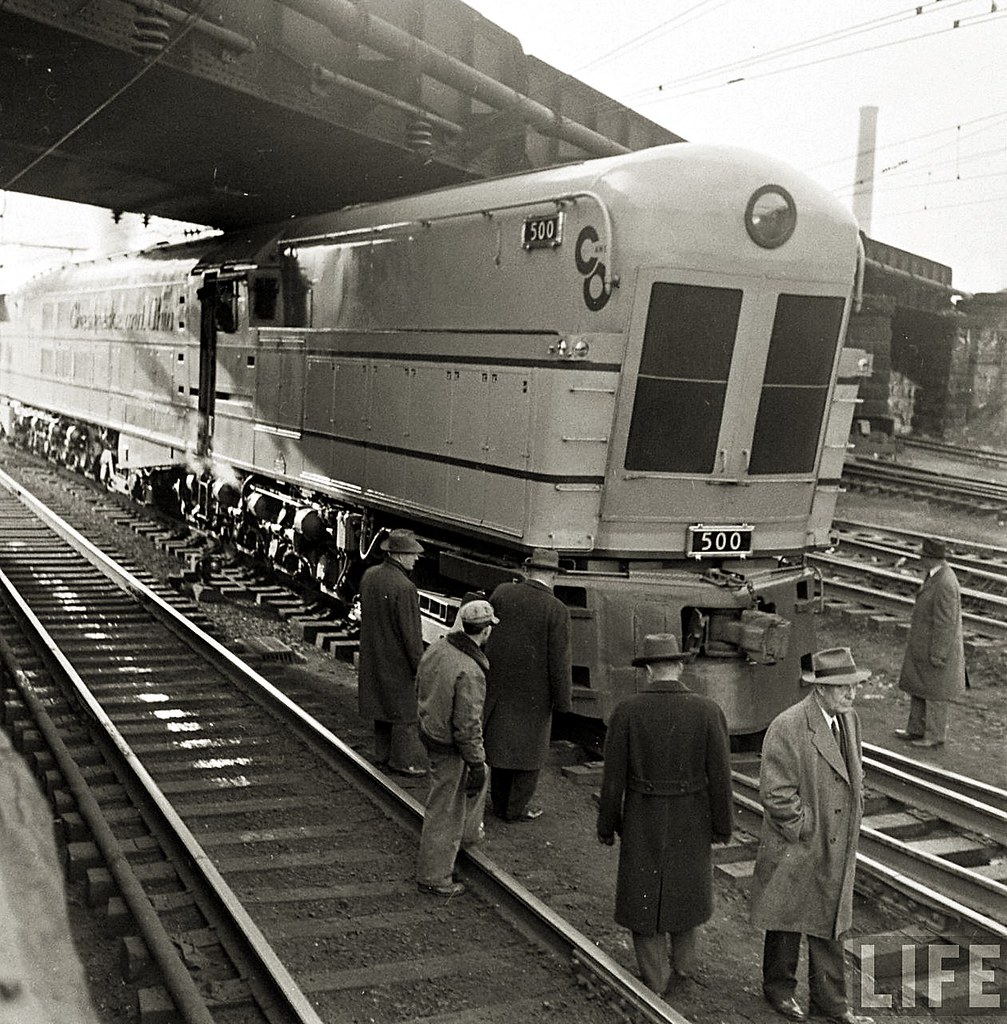 Chesapeake & Ohio Class M1 Turbine January 1948 Photograp… Flickr