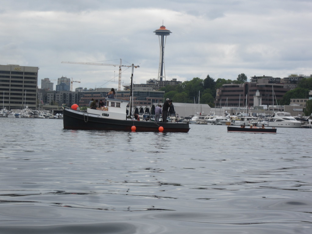 Electric Boat on Lake Union I found my lost camera... Boat… Flickr