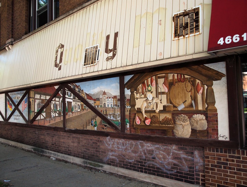 Lincoln Quality Meat Market Signs on the W. Leland Ave. si… Flickr