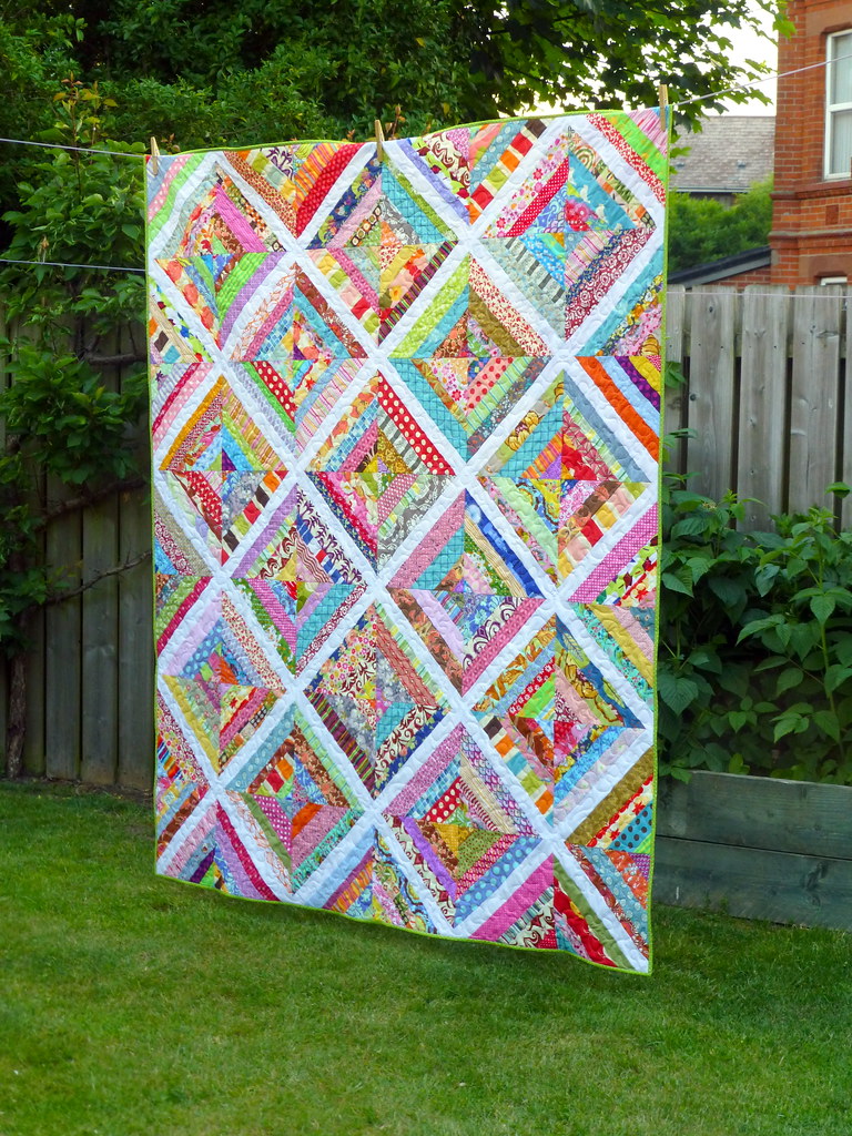 Scrappy Strips Quilt (British Patchwork & Quilting Sept16)… Flickr