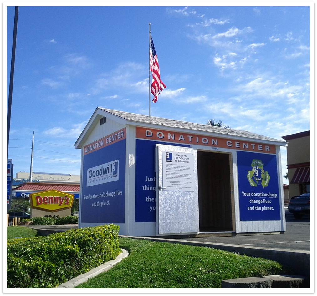 Las Vegas Donation Shed Goodwill collection building in La… Flickr