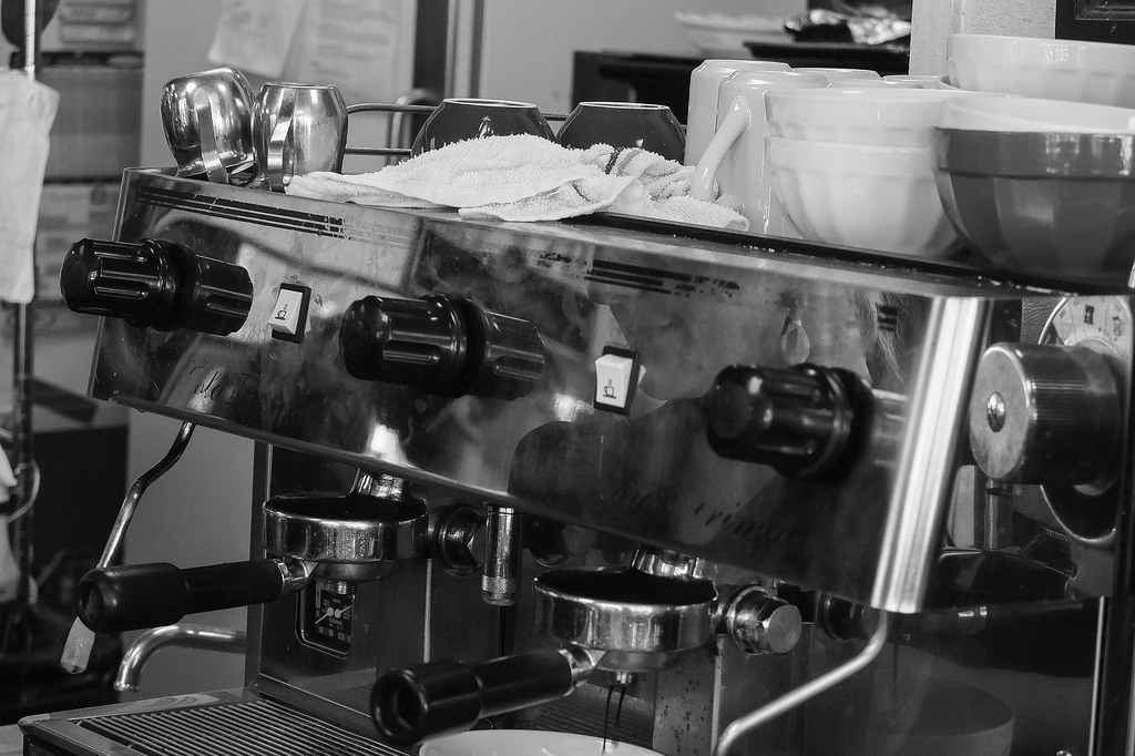 Espresso machine Water Street Bistro, Petaluma, CA bwaters23 Flickr