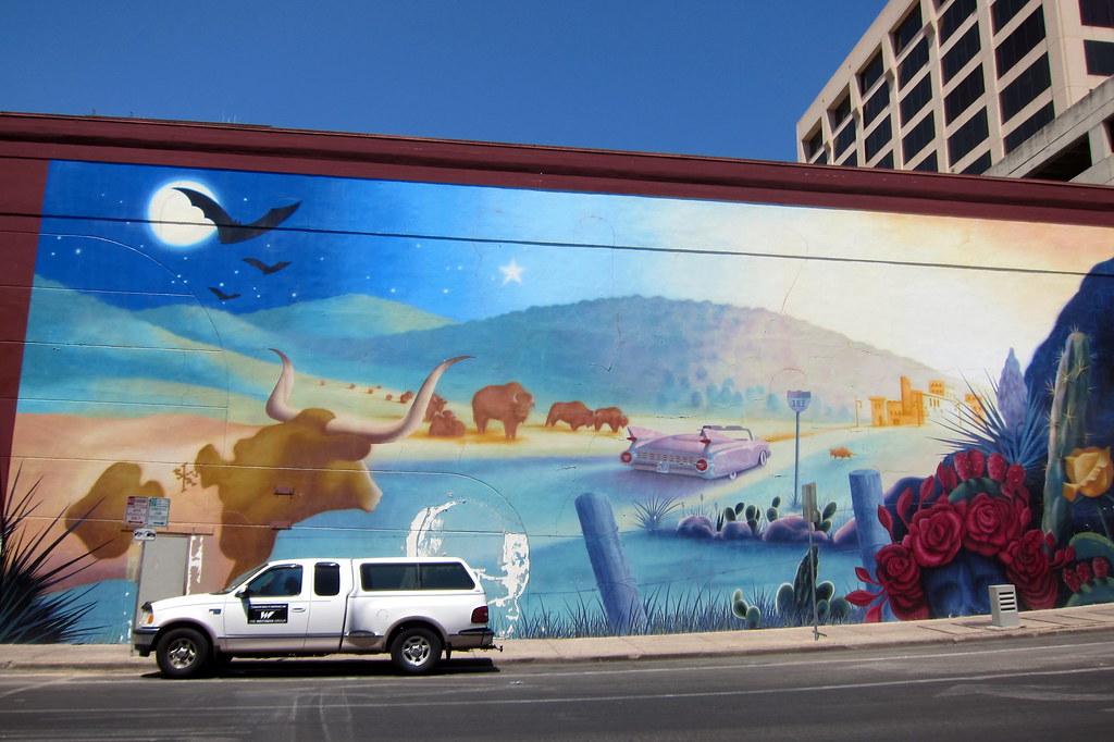 Austin Downtown Mural a photo on Flickriver