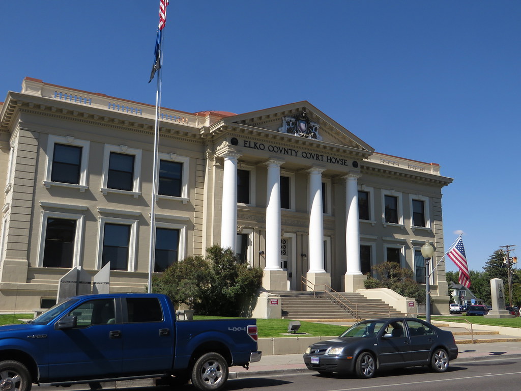 Elko County Courthouse, Elko, Nevada Elko is the largest c… Flickr