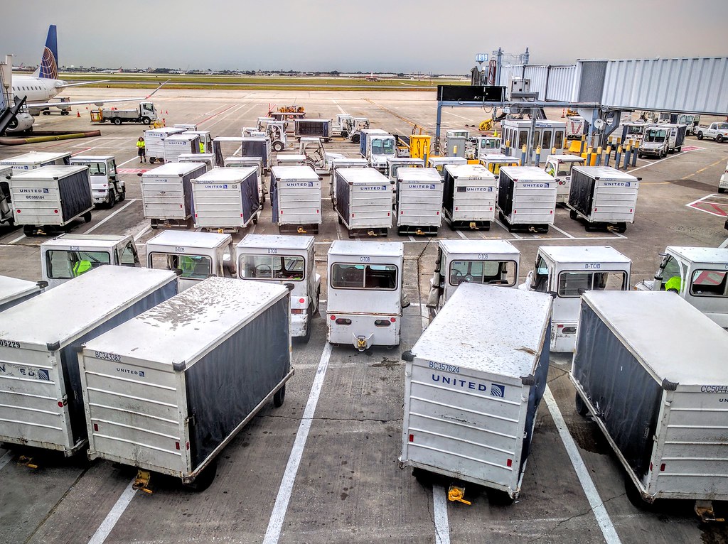 O'Hare Luggage Carts Chicago, Illinois Travis Wise Flickr