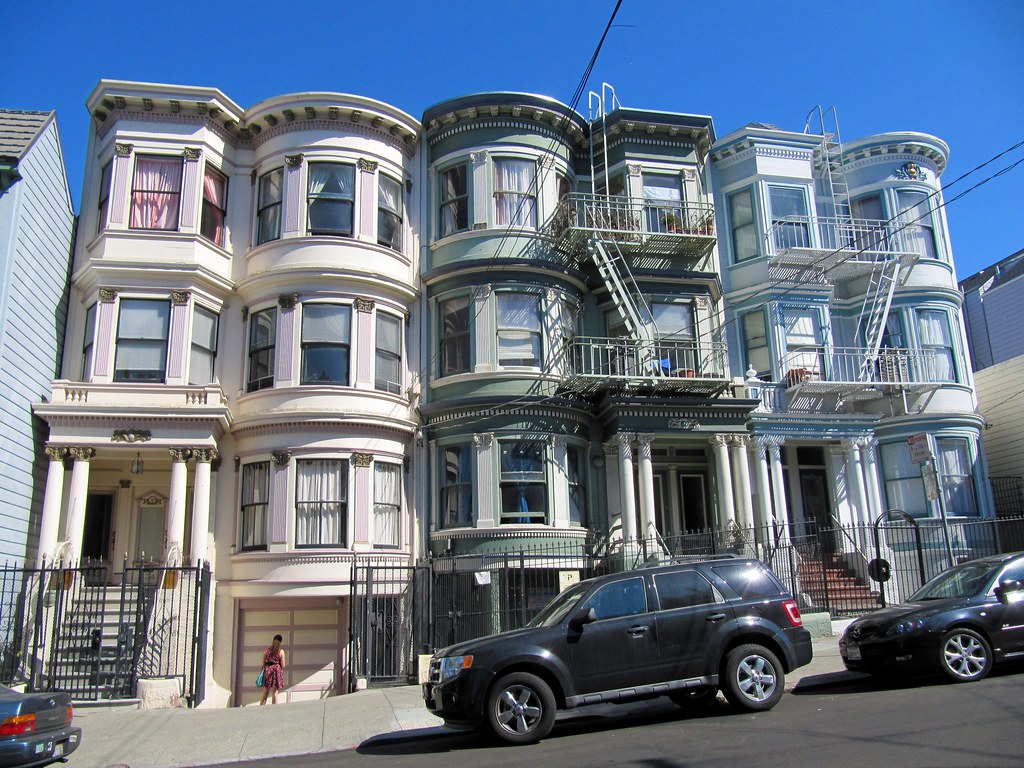 Victorian Row Houses/ Architecture at HaightAshbury Neigh… Flickr