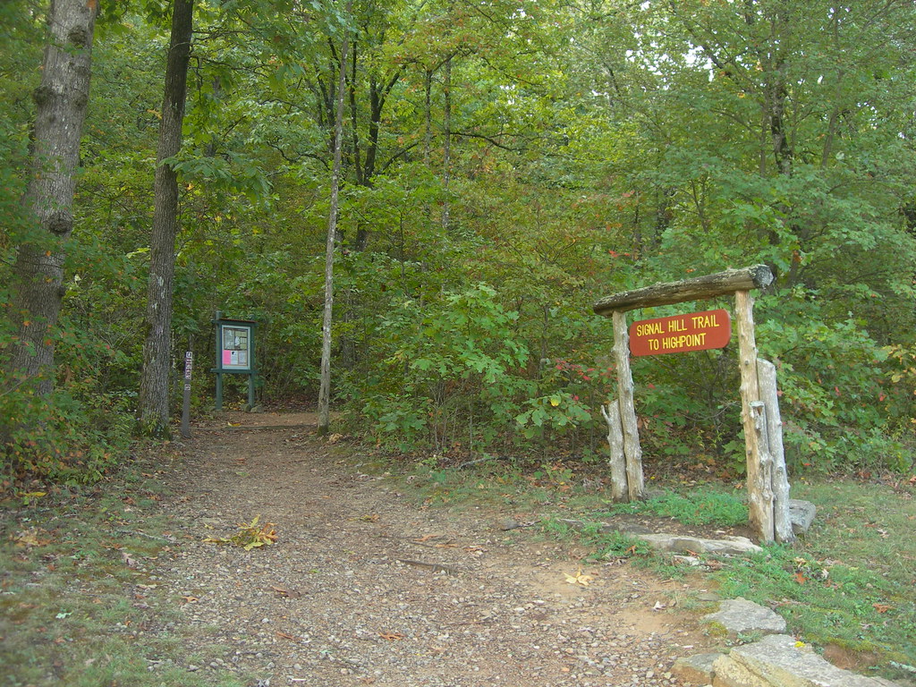 Signal Hill Trail Mt Magazine State Parkleading to the h… Flickr