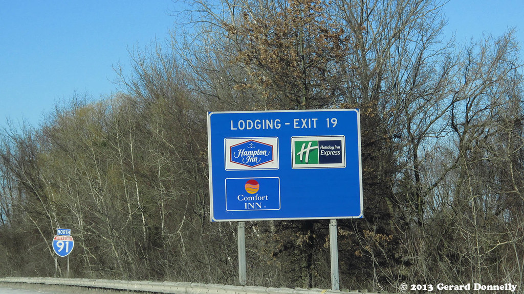 Road Sign Location I91 (MA USA) Gerard Donnelly Flickr