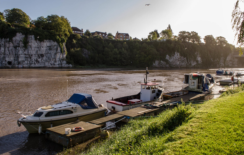 River Wye...13.6 Metre tide this morning Mark HobbsChepstow Flickr