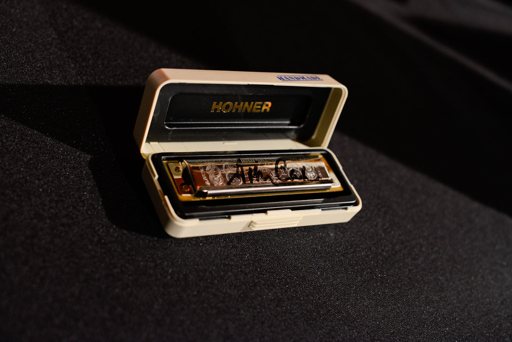Harmonica played and signed by Johnny Cash Photo Credit M… Flickr