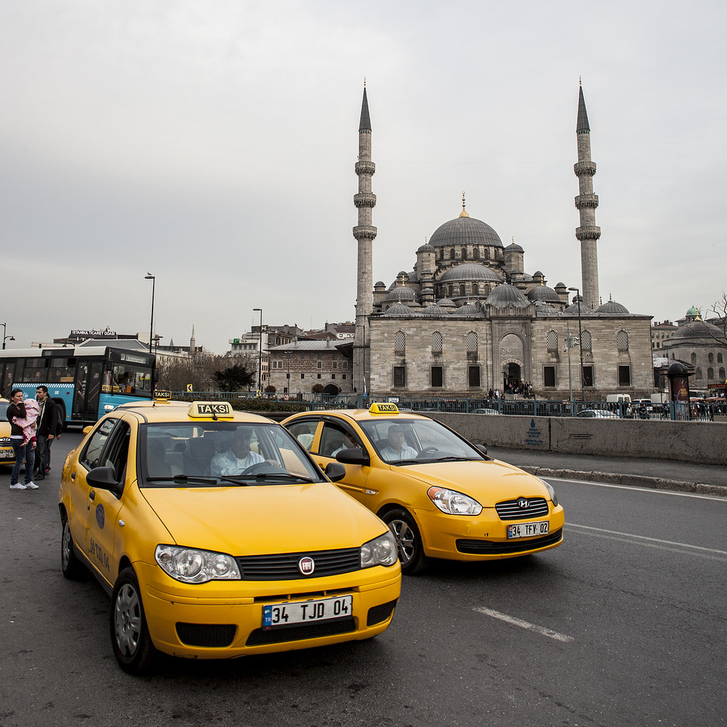 Yellow Taxi Taksi Istanbul Turkey Wazari Wazir Flickr