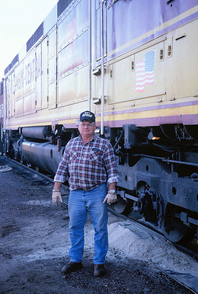 Engineer Bob Kmetz at Mellen, WI Bob Kmetz and Dale Ehlo w… Flickr