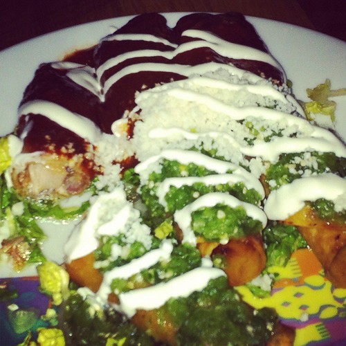 Flautas/Rolled Crispy Chicken Tacos Rosa Mexicano Flickr