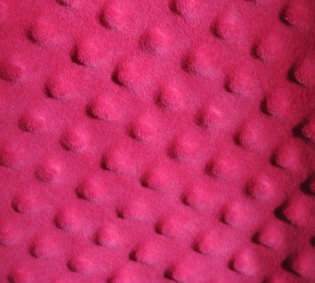 minky hot pink dots kimaustin Flickr