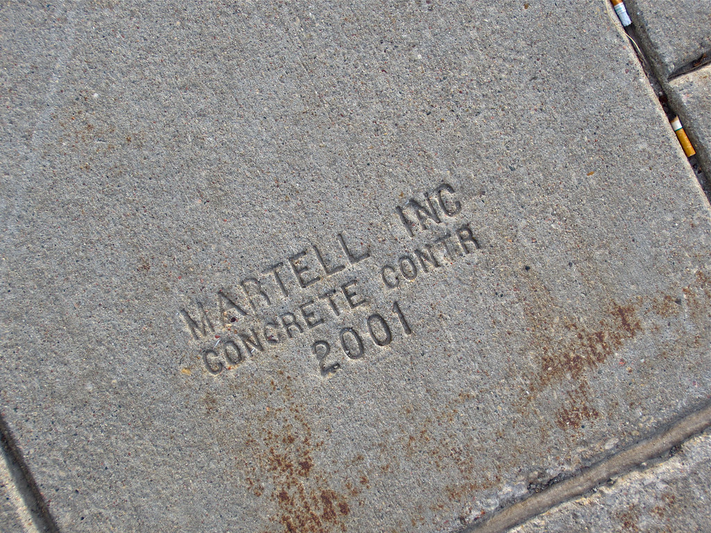 Martell Inc., Oshkosh, WI A contractor stamp from Martell … Flickr