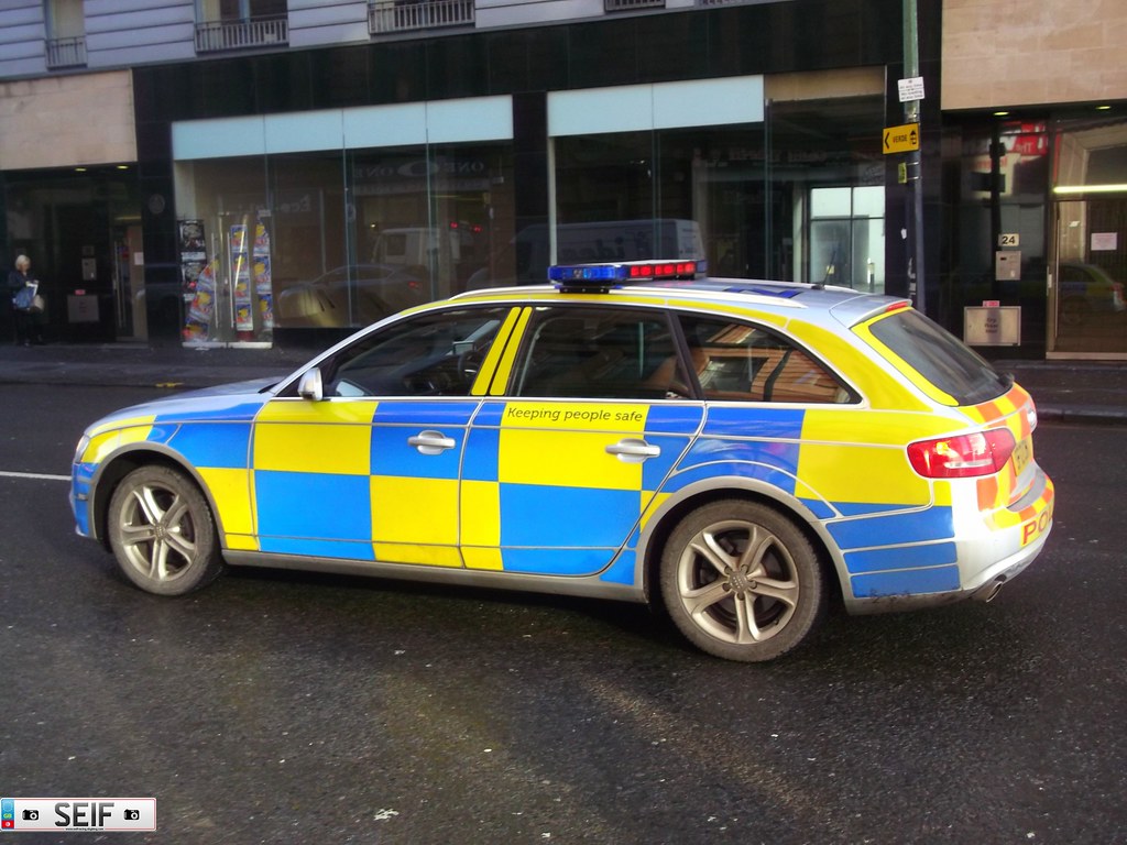 Audi a4 avant police Glasgow 2013 (sf12 cdk) Strathclyde p… Flickr