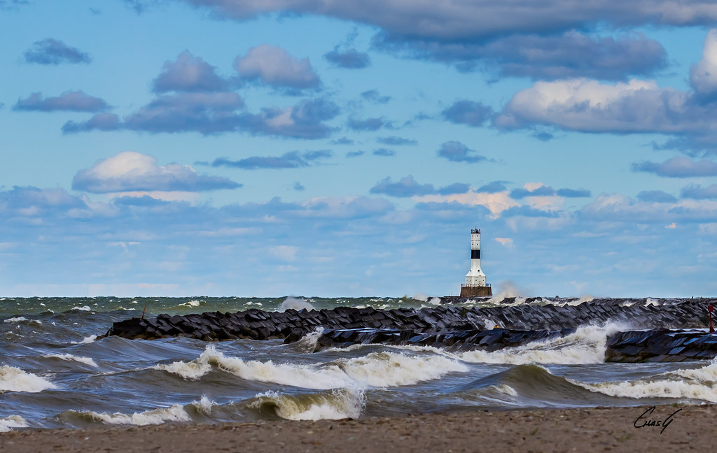 Lake Erie Lighthouse Conneaut, Ohio Chas G Flickr