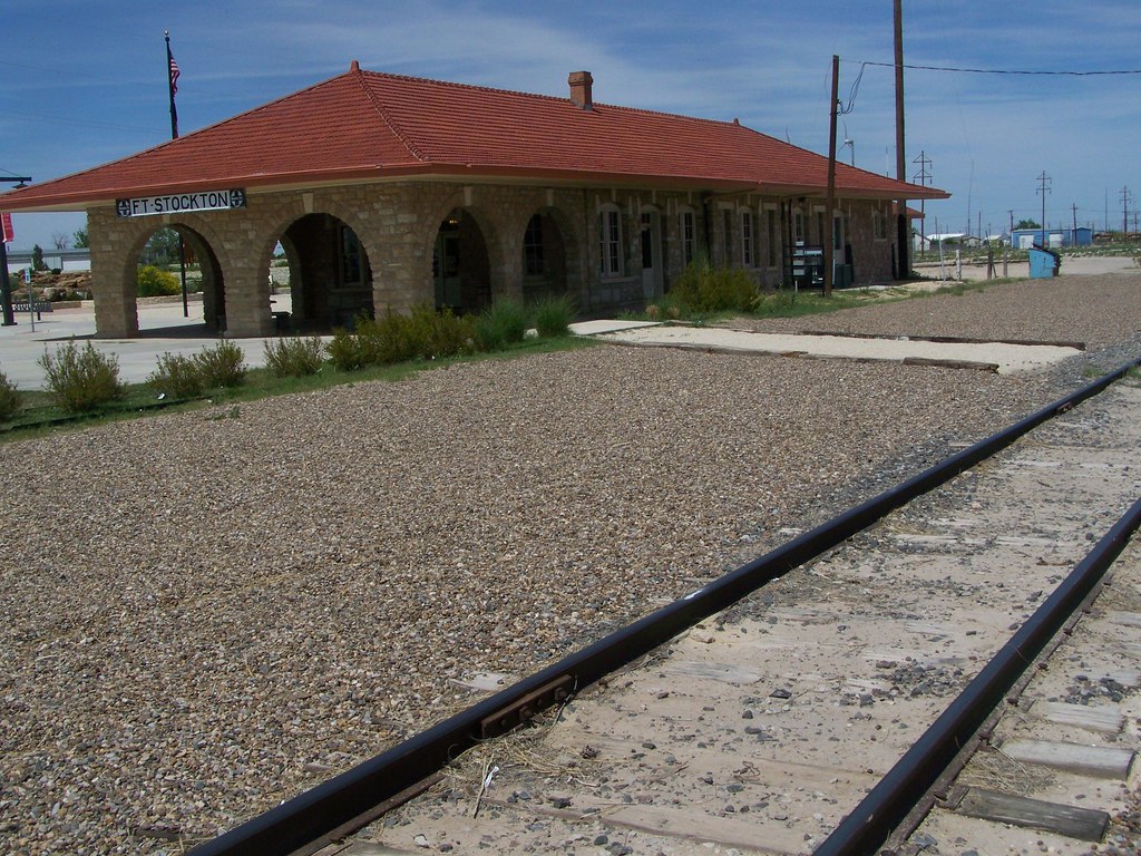 Santa Fe Railroad Depot Fort Stockton TX (1) nrhp 73001… Flickr