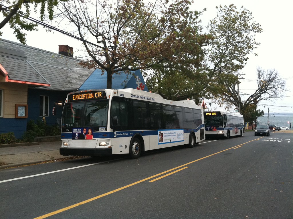 City Island Evacuation Buses City Island in the Bronx is… Flickr