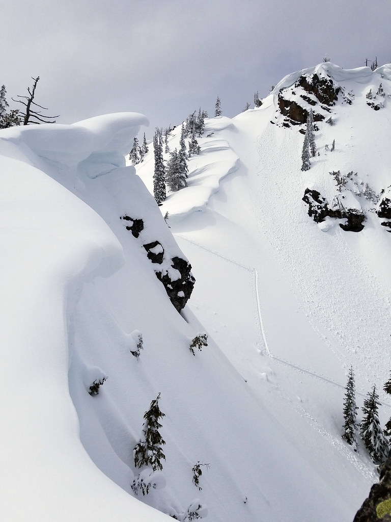 Ski Track on Chinook Pass SD Washington State Dept of