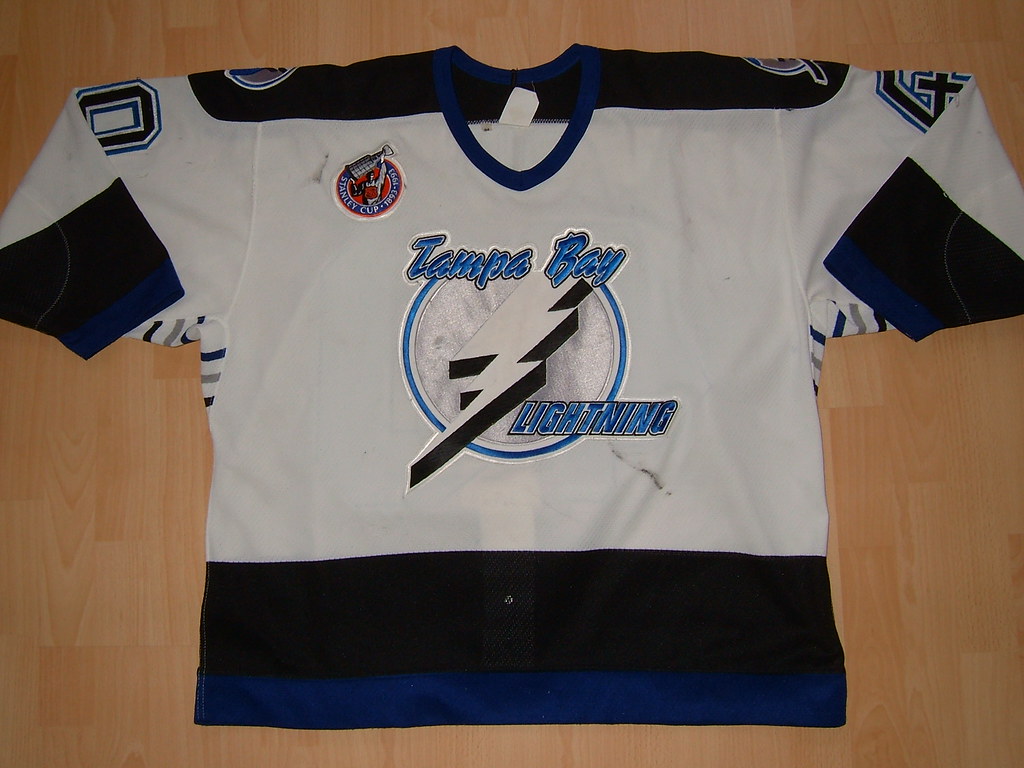 Tampa Bay Lightning 1992 1993 home Game Worn Jersey Flickr