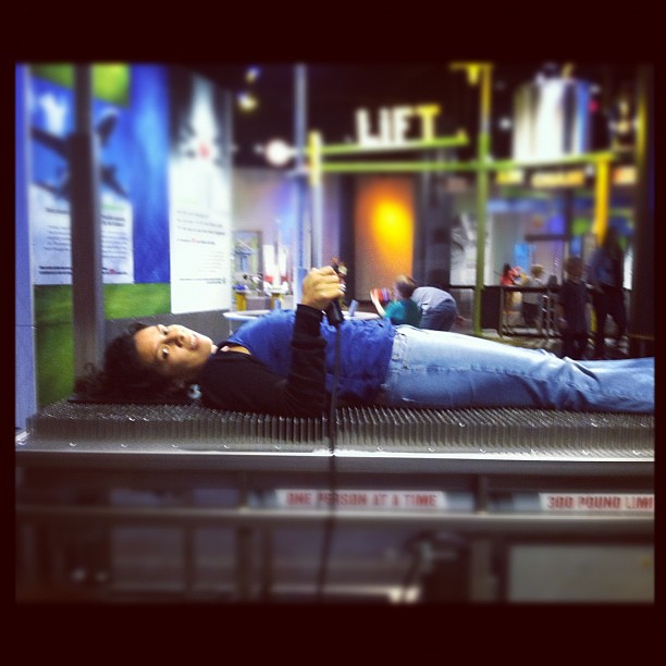 Laying on a bed of nails. typicalsaturdayafternoon Flickr