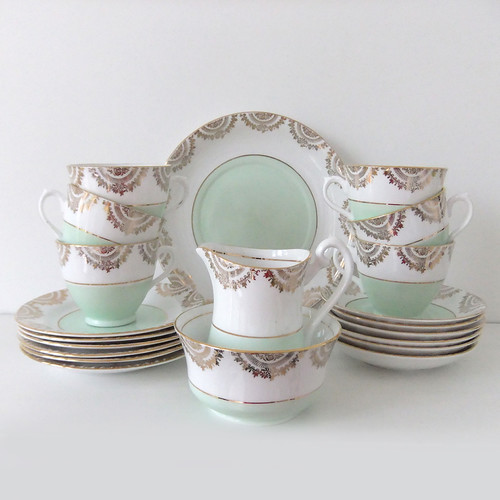 Vintage china tea set Phoenix China, Staffs, England Flickr