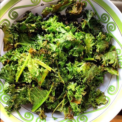 My new addiction homemade baked kale chips (with olive oi… Flickr
