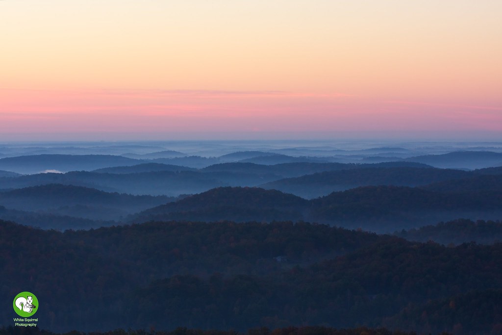 Sunrise over South Carolina Shot from Bald Rock, the early… Flickr