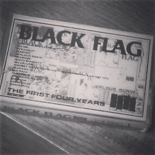 Black Flag "The First Four Years" cassette Dave McGurgan Flickr