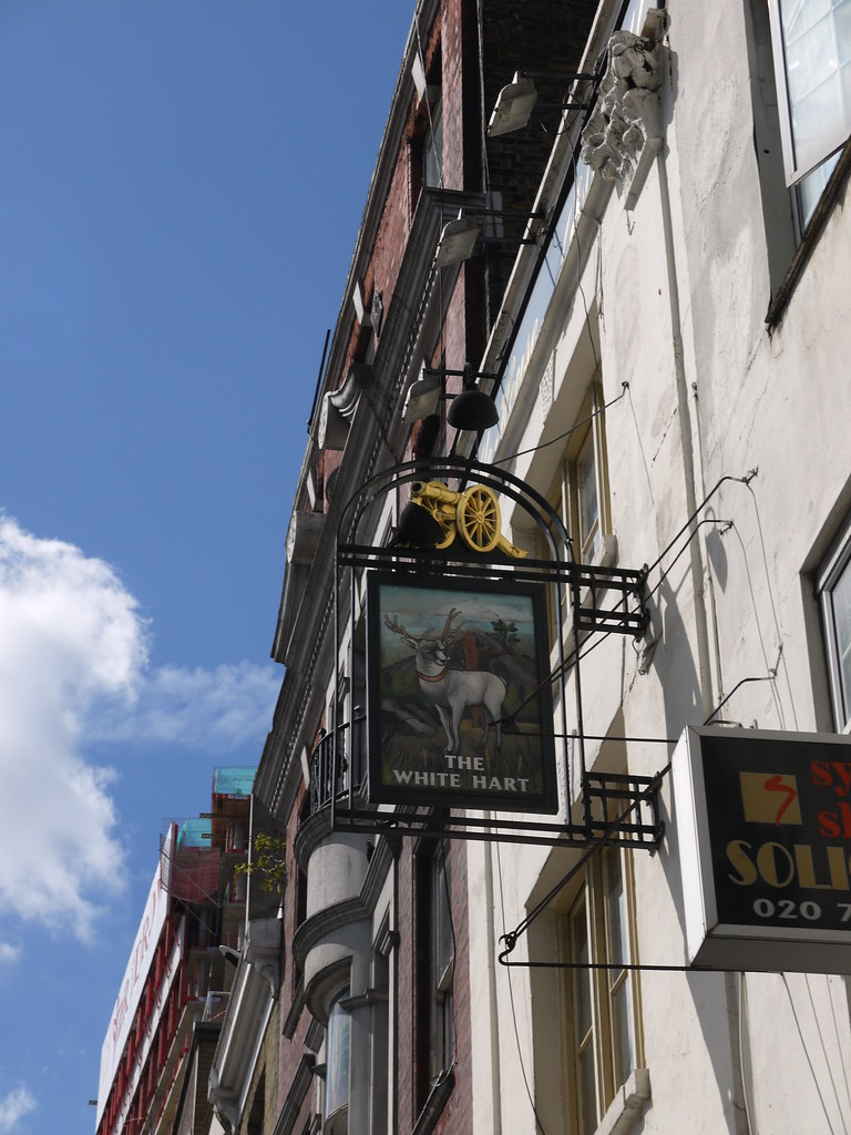 The White Hart Nice looking pub sign in Aldgate Bangkok Bloke Flickr