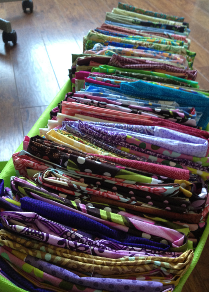 PillowcasePile3 APQ Pillowcase challenge. Blogged