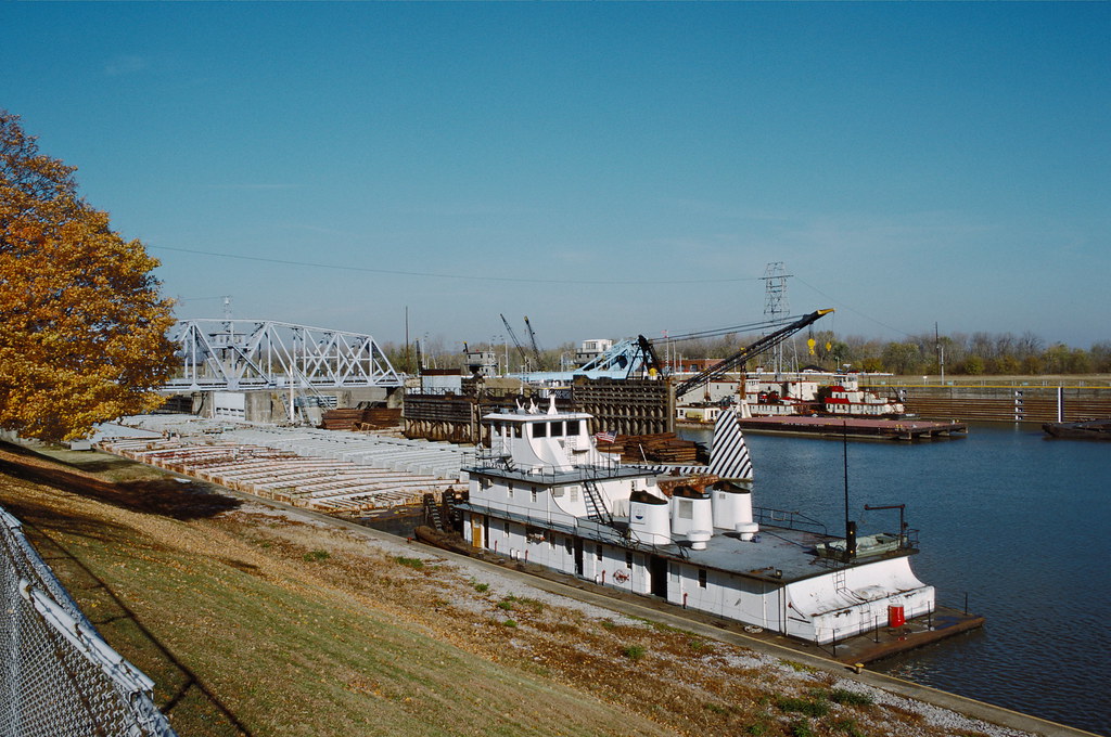 87j236 Belzoni at McAlpine Locks Looking NW from above Mc… Flickr