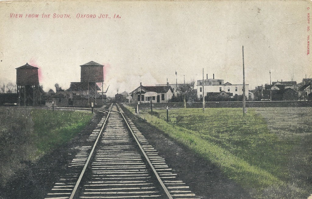 Oxford Junction, Iowa, Railroad Track, Water Tower Flickr