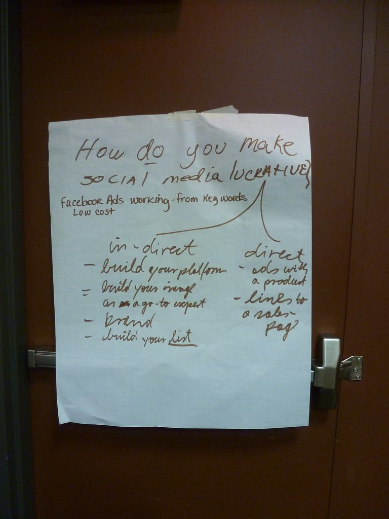 Open Space Flipchart How Do You Make Social Media Lucrati… Flickr