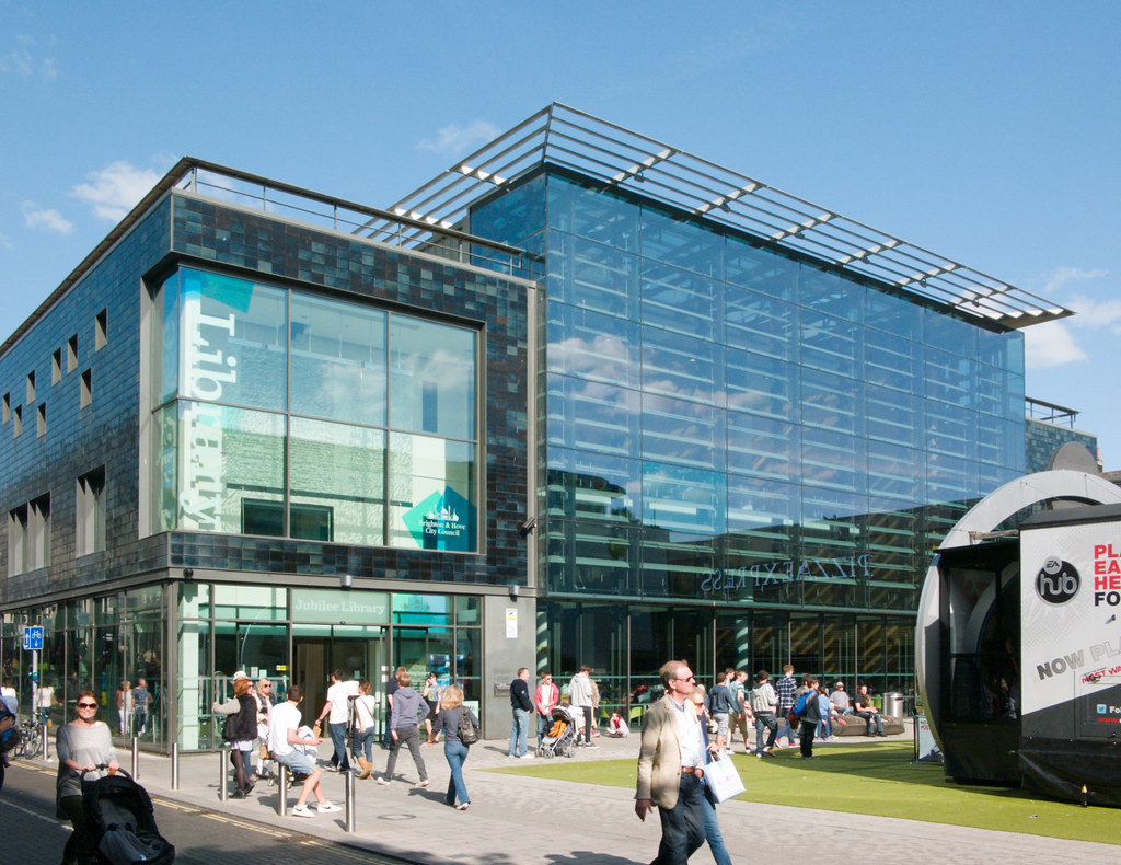 Brighton Jubilee Library Exterior view overlooking Jubilee… Flickr