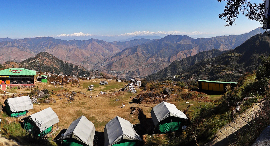 Elevation of Kanatal, Kaudia Range, Uttarakhand, India Topographic